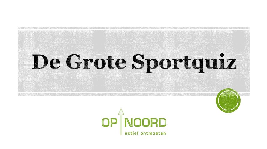 De Grote Op Noord PubQuiz